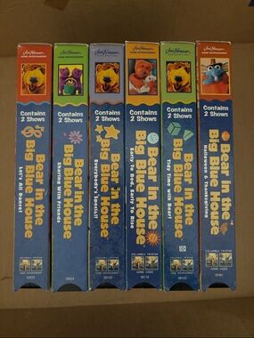 Bear in the Big Blue House VHS Box Set - Blue and Yellow